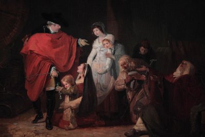 The Act of Humanity by Louis XVI (detail) by Philibert Louis Debucourt